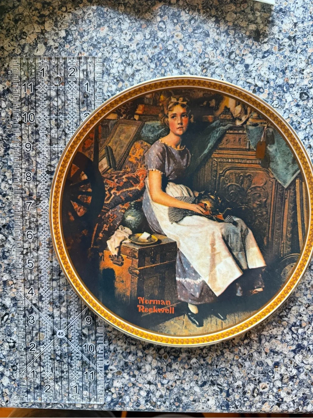 Norman Rockwell Vintage Wall Plates